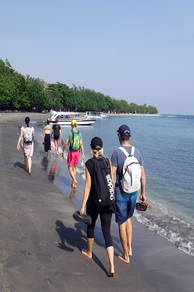 Beach walk in Pemuteran