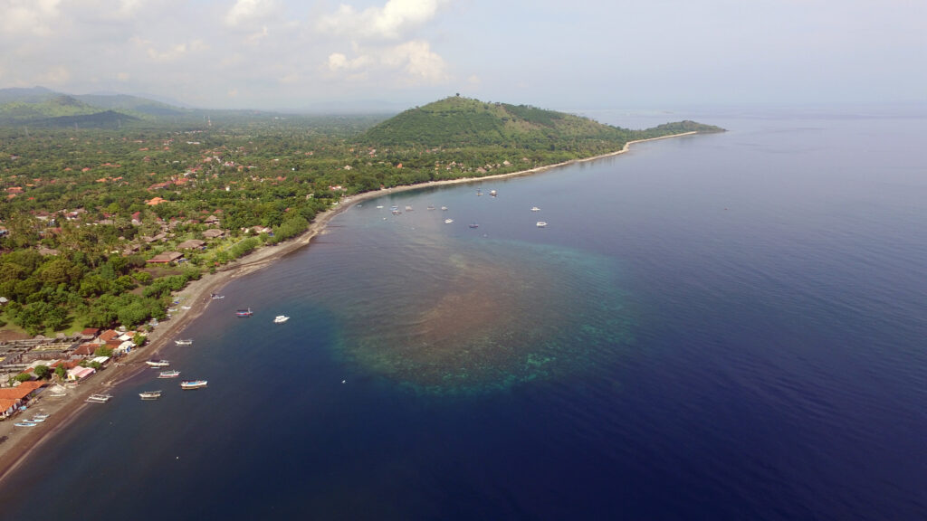 Aerial view of Pemuteran